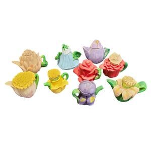 Miniature Doll House Tea Set 18 Piece Tea Set Collectible